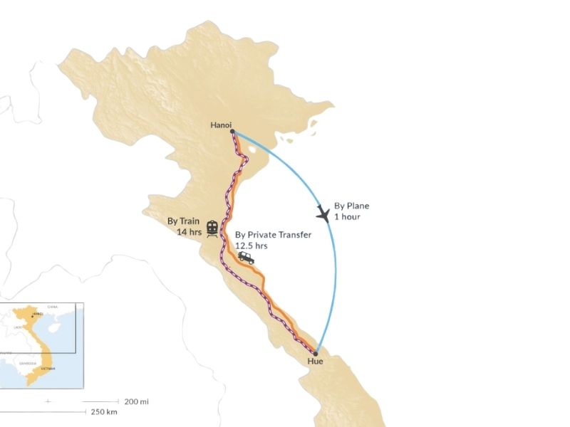 Hue to Hanoi