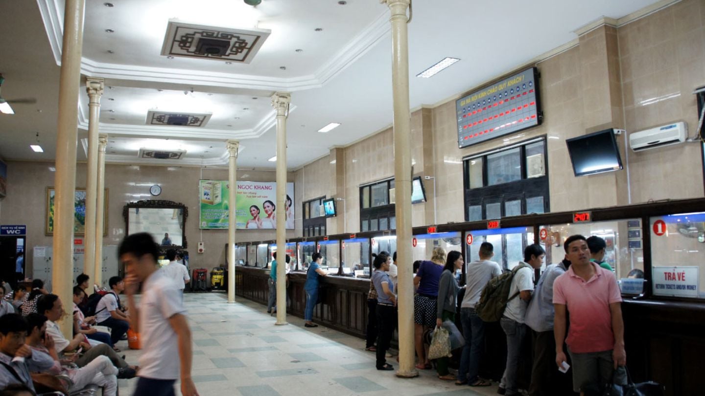 Hanoi Railway Station 6 Ticket Office at the Hanoi Train Station